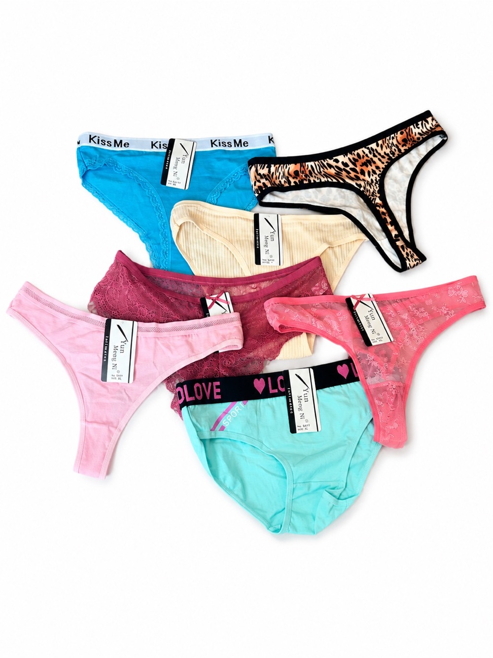 Girls' Mixed Color Underwear 12-Pack